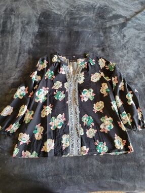 Lane Bryant Floral Blouse